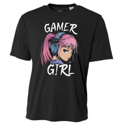 Gamer Girl For Ns Women Video Gaming Graphic Cooling Performance Crew T-Shirt