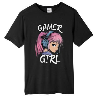 Gamer Girl For Ns Women Video Gaming Graphic Tall Fusion ChromaSoft Performance T-Shirt