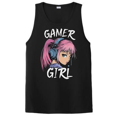 Gamer Girl For Ns Women Video Gaming Graphic PosiCharge Competitor Tank