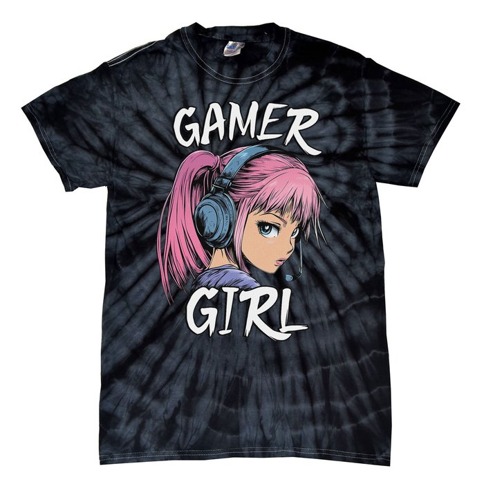 Gamer Girl For Ns Women Video Gaming Graphic Tie-Dye T-Shirt