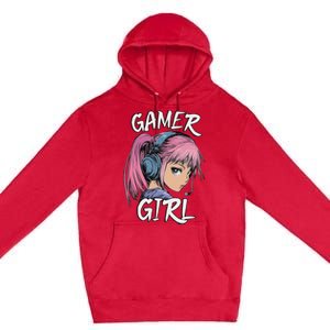 Gamer Girl For Ns Women Video Gaming Graphic Premium Pullover Hoodie