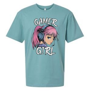 Gamer Girl For Ns Women Video Gaming Graphic Sueded Cloud Jersey T-Shirt