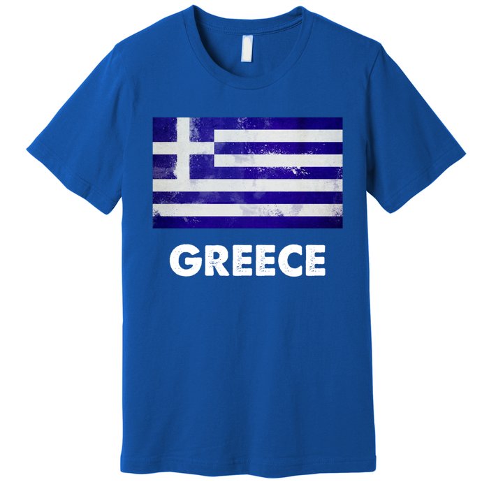 Greek Greece Flag Cool Gift Premium T-Shirt