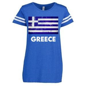 Greek Greece Flag Cool Gift Enza Ladies Jersey Football T-Shirt