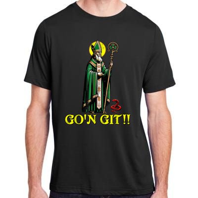 GOn Git Funny St Patricks Day Shamrock St Patty Party Irish Adult ChromaSoft Performance T-Shirt