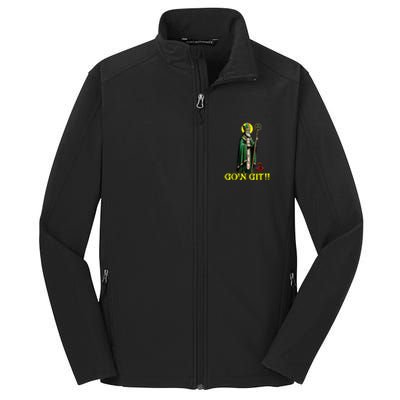 GOn Git Funny St Patricks Day Shamrock St Patty Party Irish Core Soft Shell Jacket