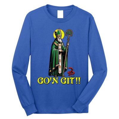 GOn Git Funny St Patricks Day Shamrock St Patty Party Irish Long Sleeve Shirt