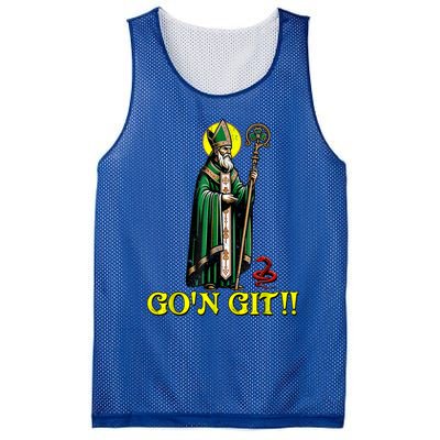 GOn Git Funny St Patricks Day Shamrock St Patty Party Irish Mesh Reversible Basketball Jersey Tank