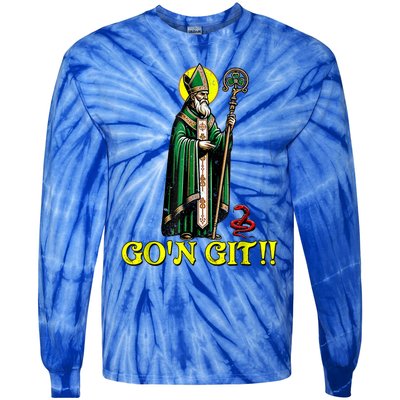 GOn Git Funny St Patricks Day Shamrock St Patty Party Irish Tie-Dye Long Sleeve Shirt