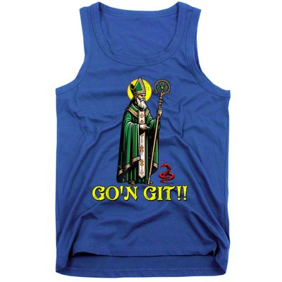 GOn Git Funny St Patricks Day Shamrock St Patty Party Irish Tank Top