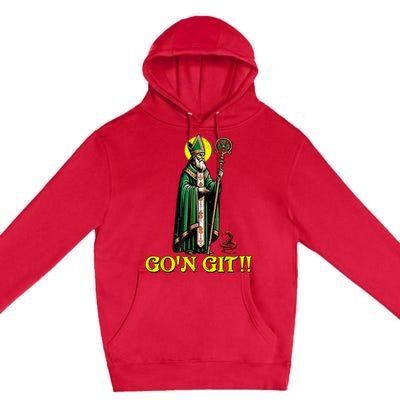 GOn Git Funny St Patricks Day Shamrock St Patty Party Irish Premium Pullover Hoodie