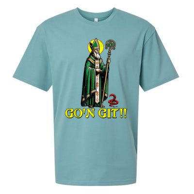 GOn Git Funny St Patricks Day Shamrock St Patty Party Irish Sueded Cloud Jersey T-Shirt