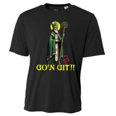 Gon Git Funny St Patricks Day Shamrock St Patty Party Irish Cooling Performance Crew T-Shirt