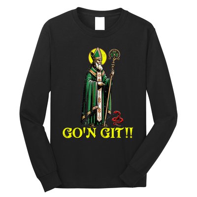 Gon Git Funny St Patricks Day Shamrock St Patty Party Irish Long Sleeve Shirt