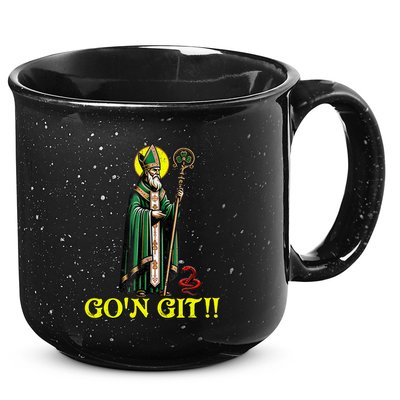 Gon Git Funny St Patricks Day Shamrock St Patty Party Irish 15oz Campfire Ceramic Mug