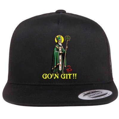 Gon Git Funny St Patricks Day Shamrock St Patty Party Irish Flatbill Hat