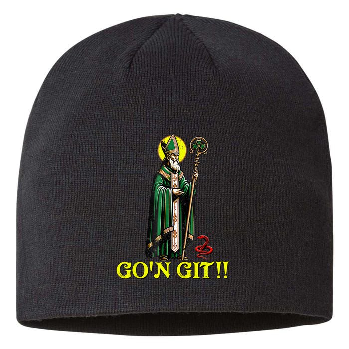 Gon Git Funny St Patricks Day Shamrock St Patty Party Irish Sustainable Beanie