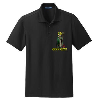 Gon Git Funny St Patricks Day Shamrock St Patty Party Irish Dry Zone Grid Polo