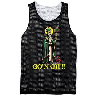 Gon Git Funny St Patricks Day Shamrock St Patty Party Irish Mesh Reversible Basketball Jersey Tank