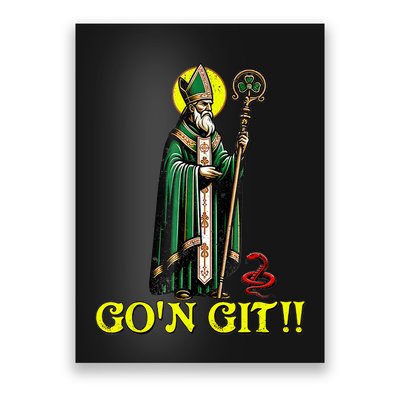 Gon Git Funny St Patricks Day Shamrock St Patty Party Irish Poster