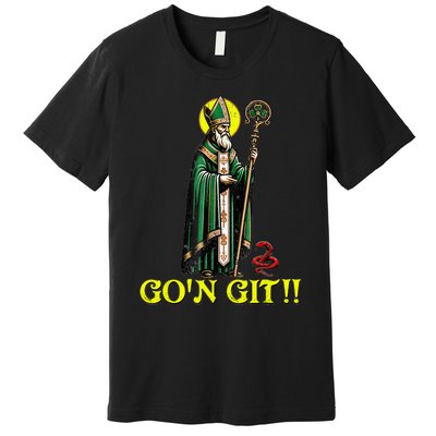 Gon Git Funny St Patricks Day Shamrock St Patty Party Irish Premium T-Shirt