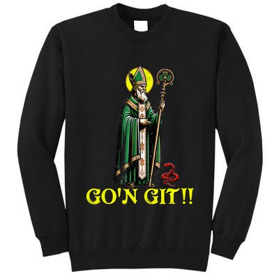 Gon Git Funny St Patricks Day Shamrock St Patty Party Irish Tall Sweatshirt