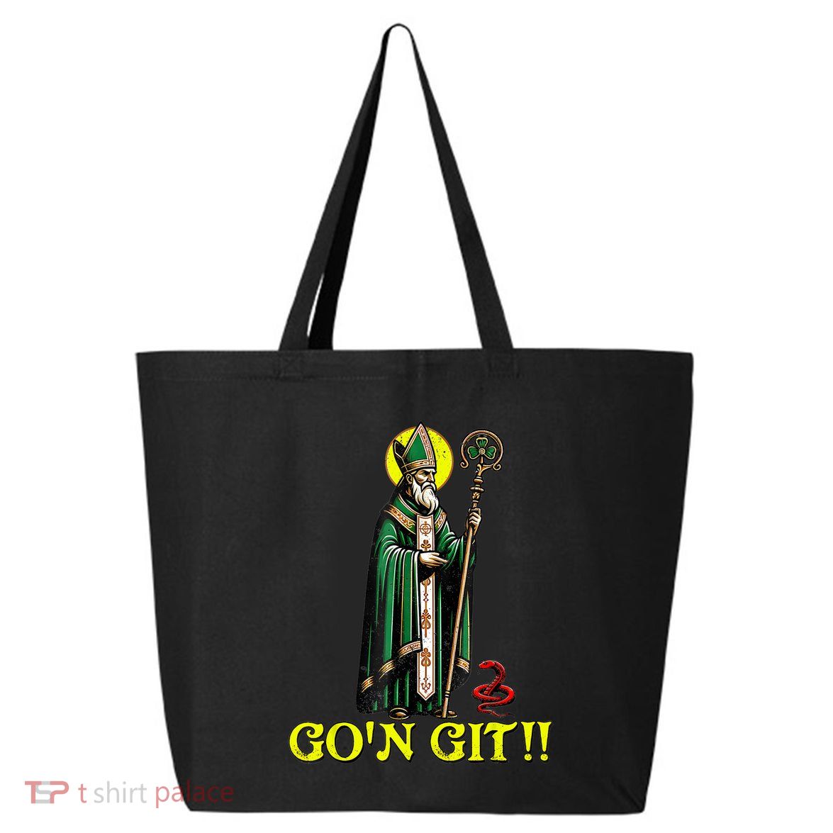 Gon Git Funny St Patricks Day Shamrock St Patty Party Irish 25L Jumbo Tote