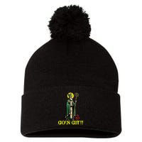 Gon Git Funny St Patricks Day Shamrock St Patty Party Irish Pom Pom 12in Knit Beanie
