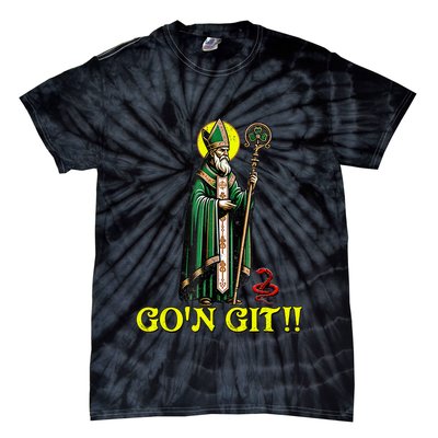 Gon Git Funny St Patricks Day Shamrock St Patty Party Irish Tie-Dye T-Shirt
