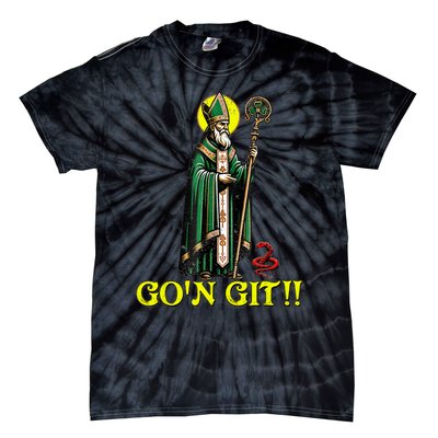 Gon Git Funny St Patricks Day Shamrock St Patty Party Irish Tie-Dye T-Shirt