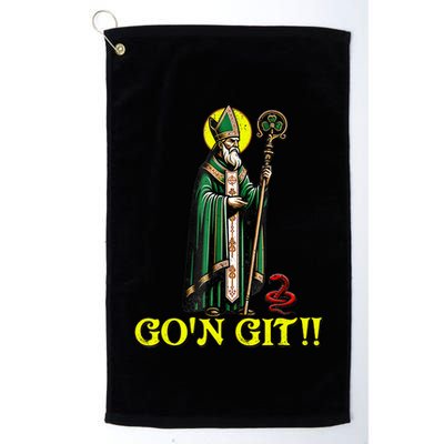 Gon Git Funny St Patricks Day Shamrock St Patty Party Irish Golf Towel