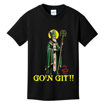 Gon Git Funny St Patricks Day Shamrock St Patty Party Irish Kids T-Shirt