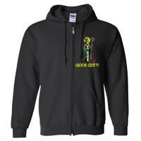 Gon Git Funny St Patricks Day Shamrock St Patty Party Irish Full Zip Hoodie