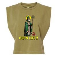 Gon Git Funny St Patricks Day Shamrock St Patty Party Irish Garment-Dyed Women's Muscle Tee