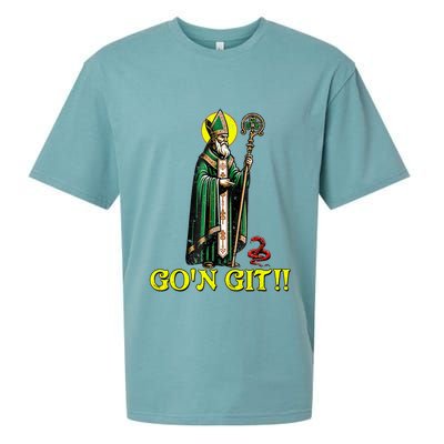 Gon Git Funny St Patricks Day Shamrock St Patty Party Irish Sueded Cloud Jersey T-Shirt