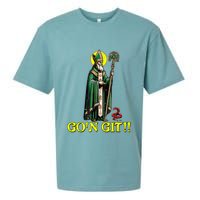 Gon Git Funny St Patricks Day Shamrock St Patty Party Irish Sueded Cloud Jersey T-Shirt