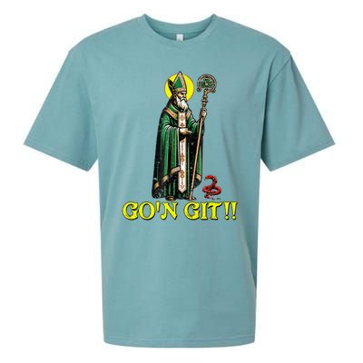 Gon Git Funny St Patricks Day Shamrock St Patty Party Irish Sueded Cloud Jersey T-Shirt