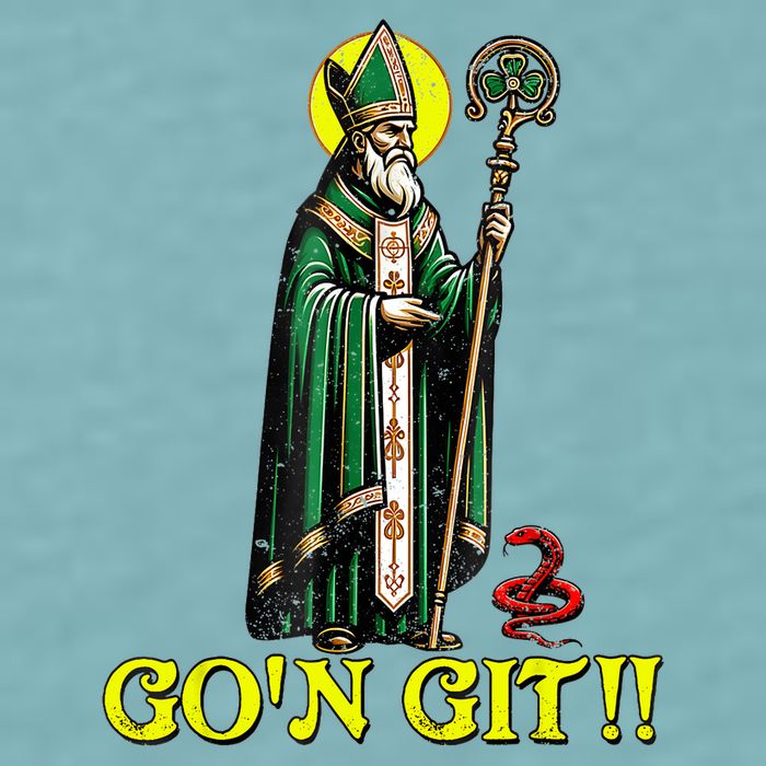 Gon Git Funny St Patricks Day Shamrock St Patty Party Irish Sueded Cloud Jersey T-Shirt