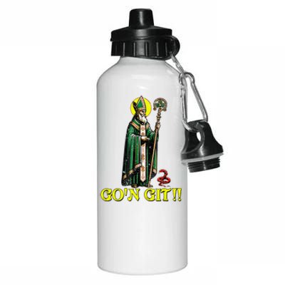 Gon Git Funny St Patricks Day Shamrock St Patty Party Irish Aluminum Water Bottle