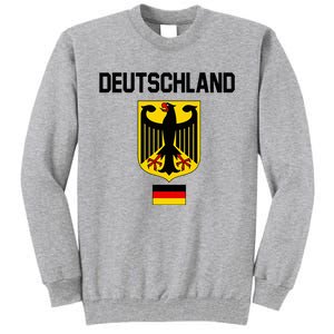 Germany German Football Soccer Ball Travel Retro Jersey Tall Sweatshirt