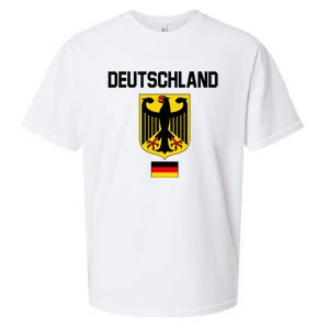 Germany German Football Soccer Ball Travel Retro Jersey Sueded Cloud Jersey T-Shirt