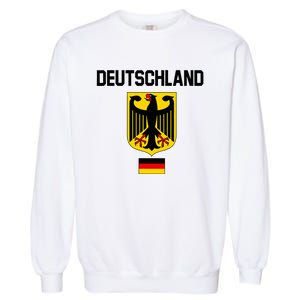 Germany German Football Soccer Ball Travel Retro Jersey Garment-Dyed Sweatshirt