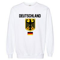 Germany German Football Soccer Ball Travel Retro Jersey Garment-Dyed Sweatshirt