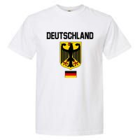 Germany German Football Soccer Ball Travel Retro Jersey Garment-Dyed Heavyweight T-Shirt