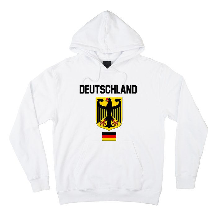 Germany German Football Soccer Ball Travel Retro Jersey Hoodie