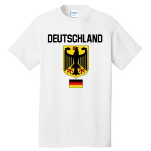 Germany German Football Soccer Ball Travel Retro Jersey Tall T-Shirt