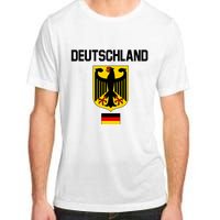 Germany German Football Soccer Ball Travel Retro Jersey Adult ChromaSoft Performance T-Shirt