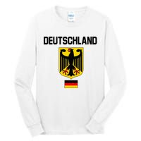 Germany German Football Soccer Ball Travel Retro Jersey Tall Long Sleeve T-Shirt