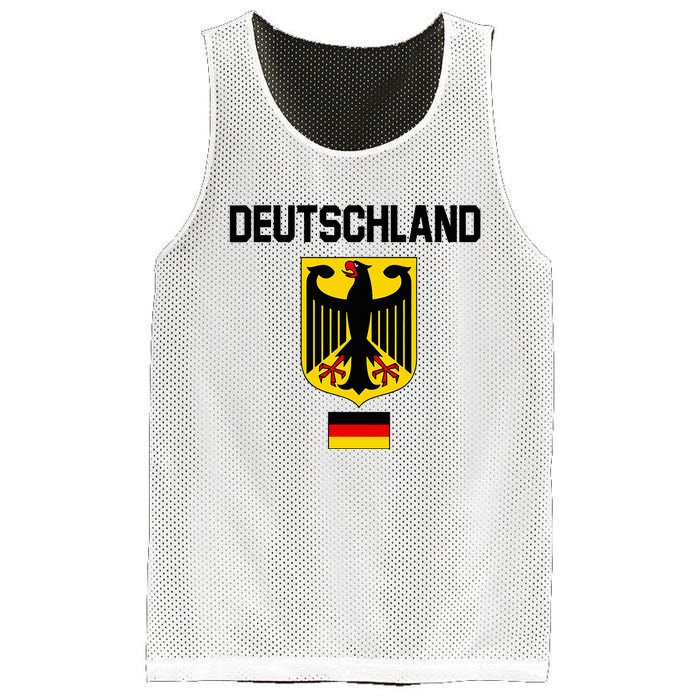 Germany German Football Soccer Ball Travel Retro Jersey Mesh Reversible Basketball Jersey Tank