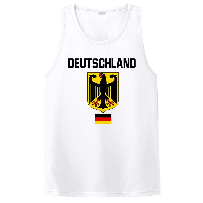 Germany German Football Soccer Ball Travel Retro Jersey PosiCharge Competitor Tank